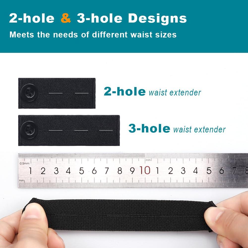 Extensores de Cintura Elástica 15 Pcs YUANHANG para Pantalones