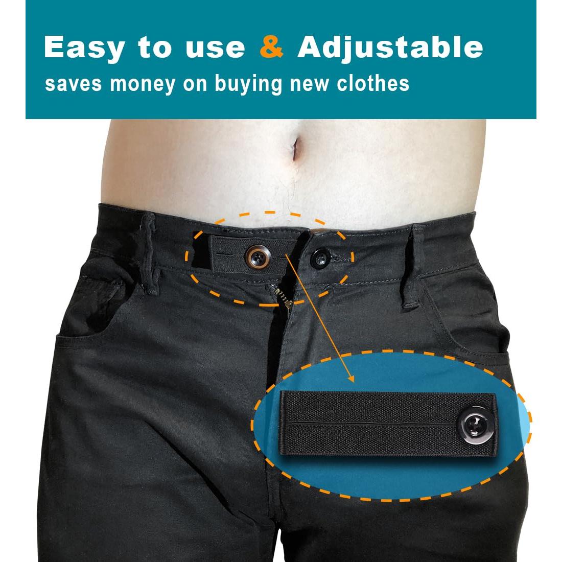 Extensores de Cintura Elástica 15 Pcs YUANHANG para Pantalones