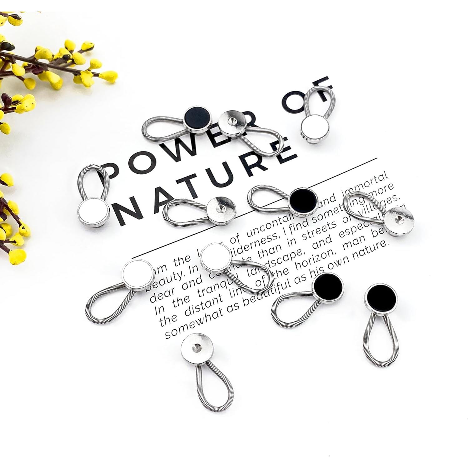 12 Extensores de Cuello Elásticos Deshionew - Ajuste Cómodo para Camisas