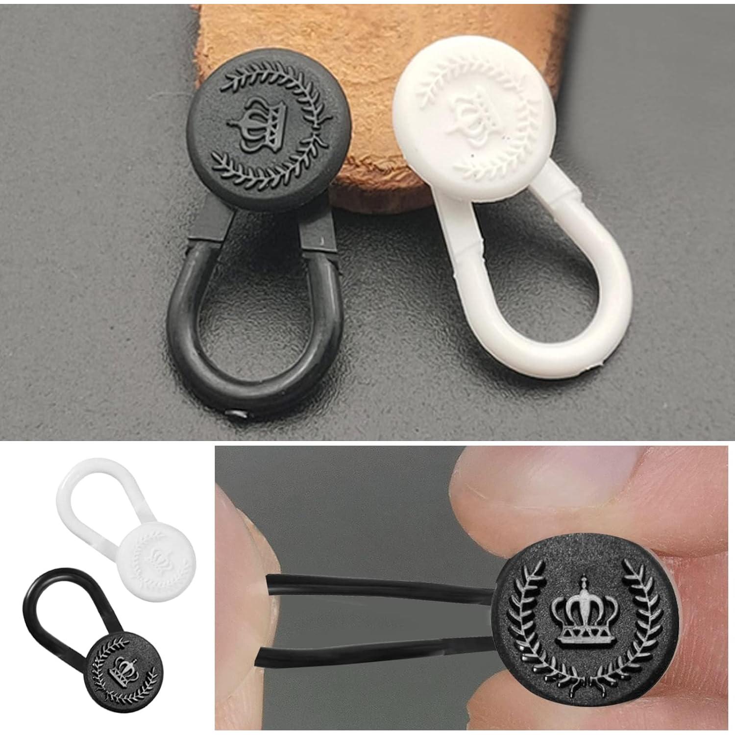 20 Extensores de Cuello de Camisa ZOMAND Negro y Blanco