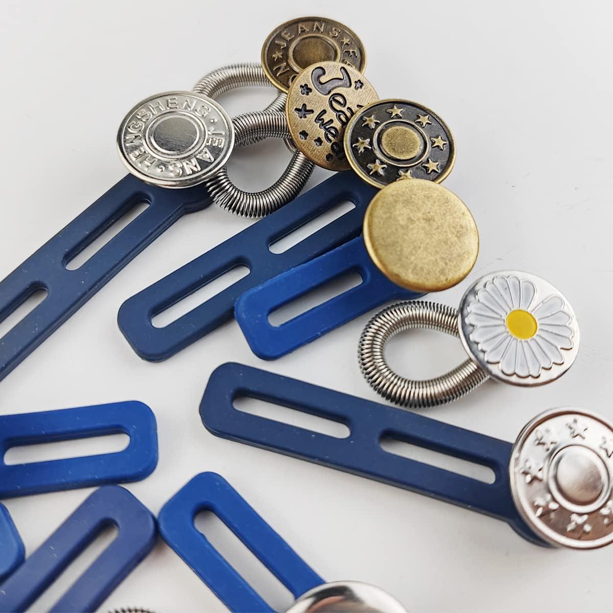 Extensores de Botón GXXMEI 24PCS Ajustables para Pantalones