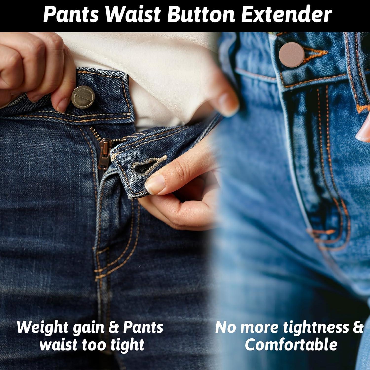 32 Extensores de Cintura para Jeans Ptwola - Ajuste Rápido