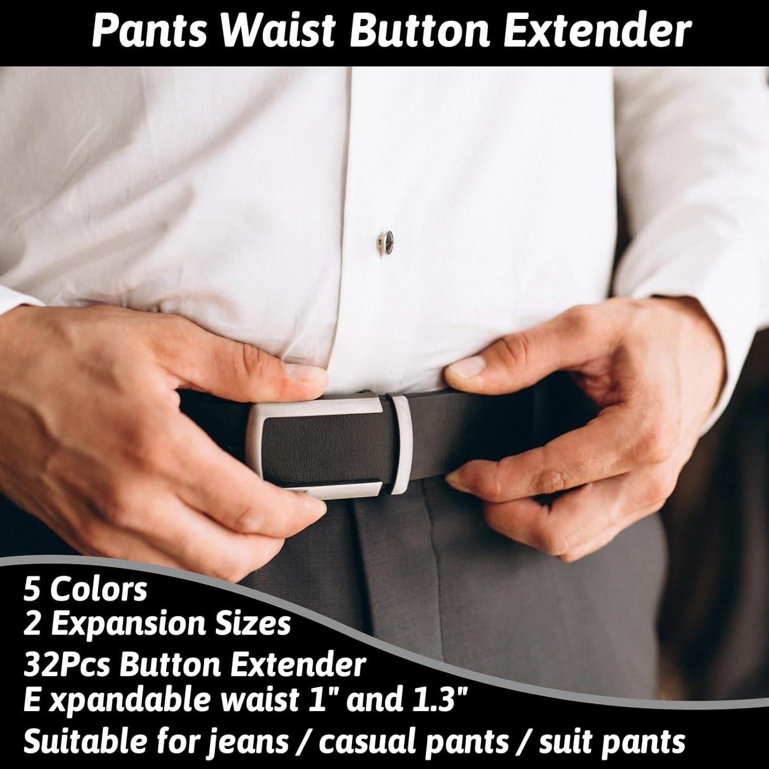 32 Extensores de Cintura para Jeans Ptwola - Ajuste Rápido