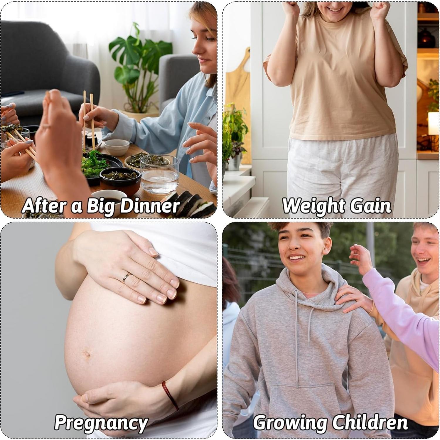 32 Extensores de Cintura para Jeans Ptwola - Ajuste Rápido