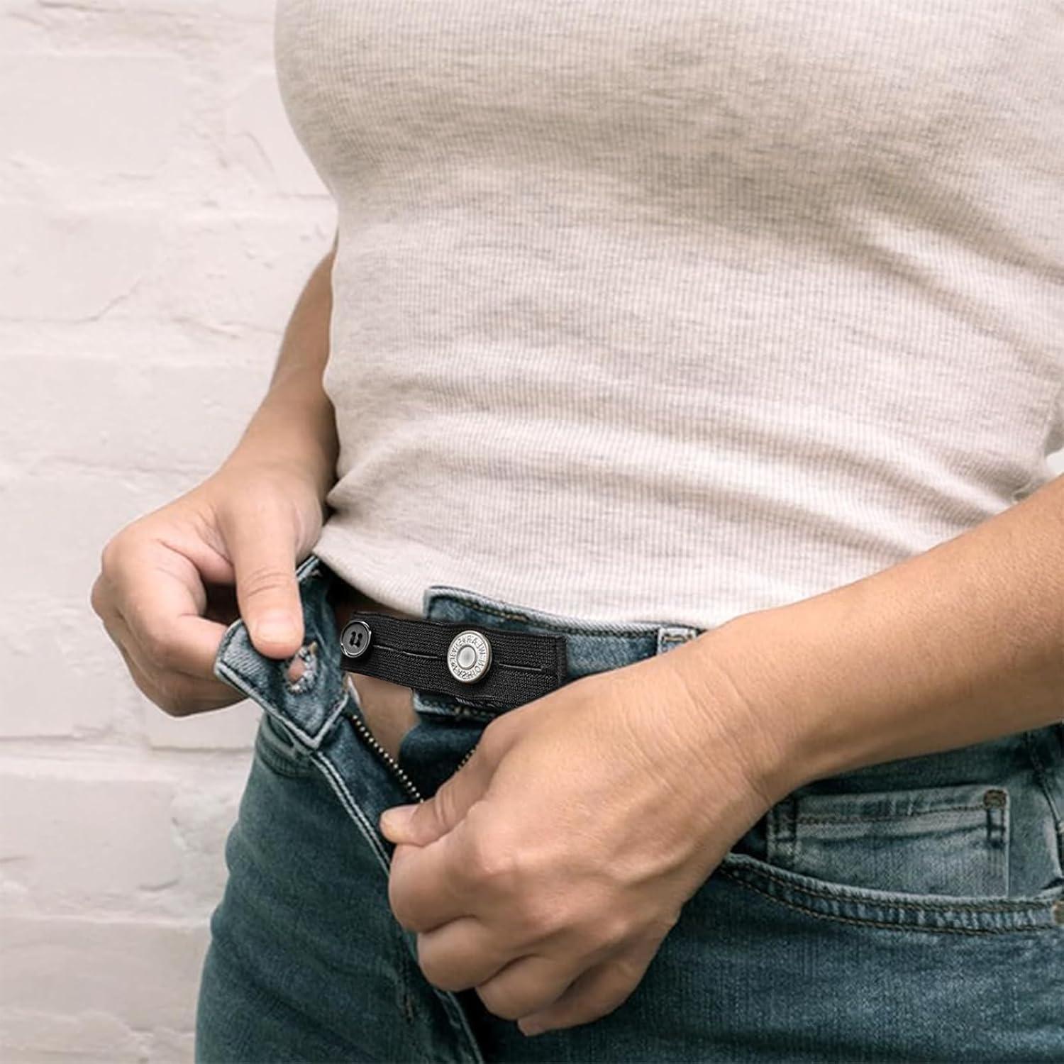 16 Extensores de Cintura Ajustables PKRFCJ para Pantalones