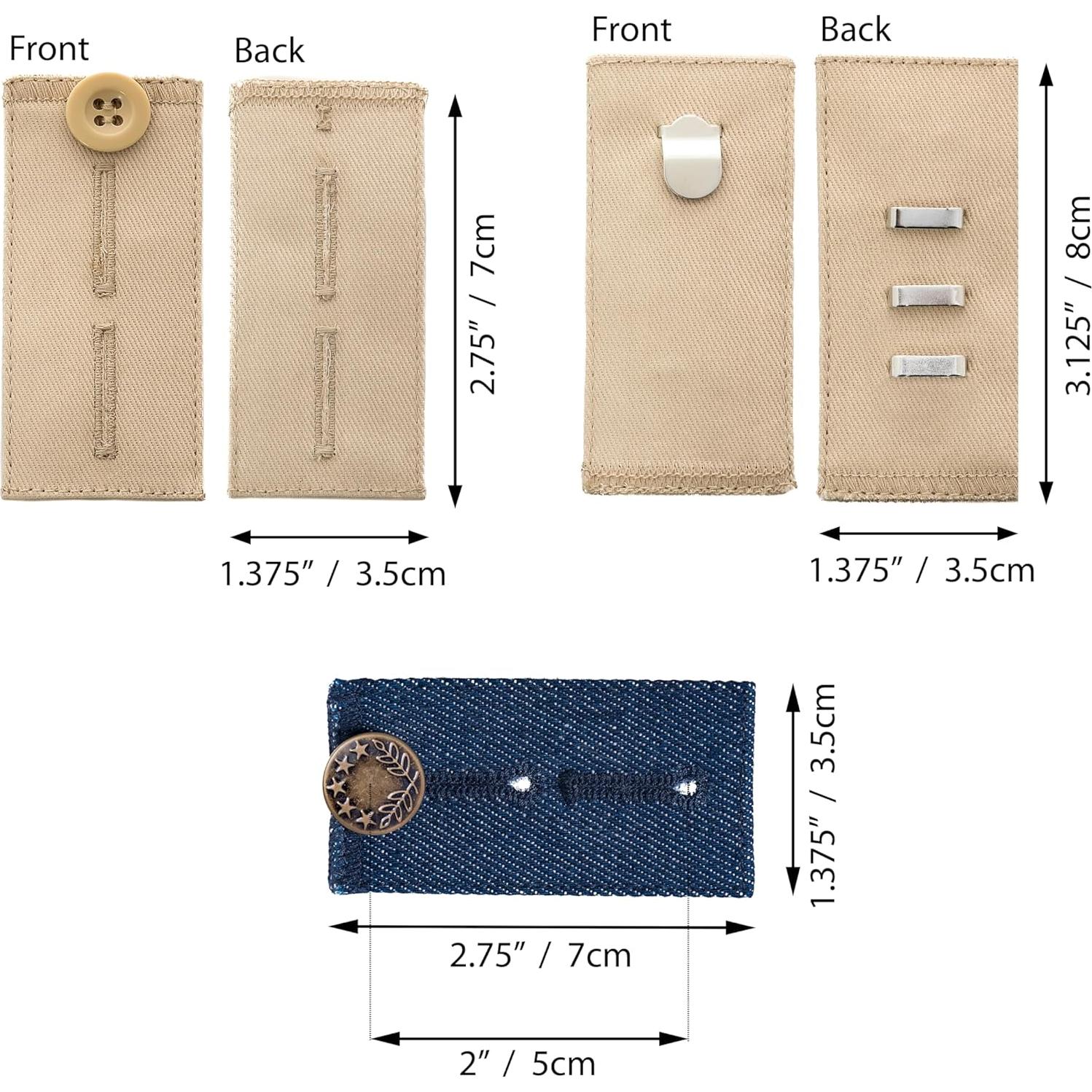 Extensores de Cintura Johnson & Smith | Ajustable 2.5 cm | Algodón