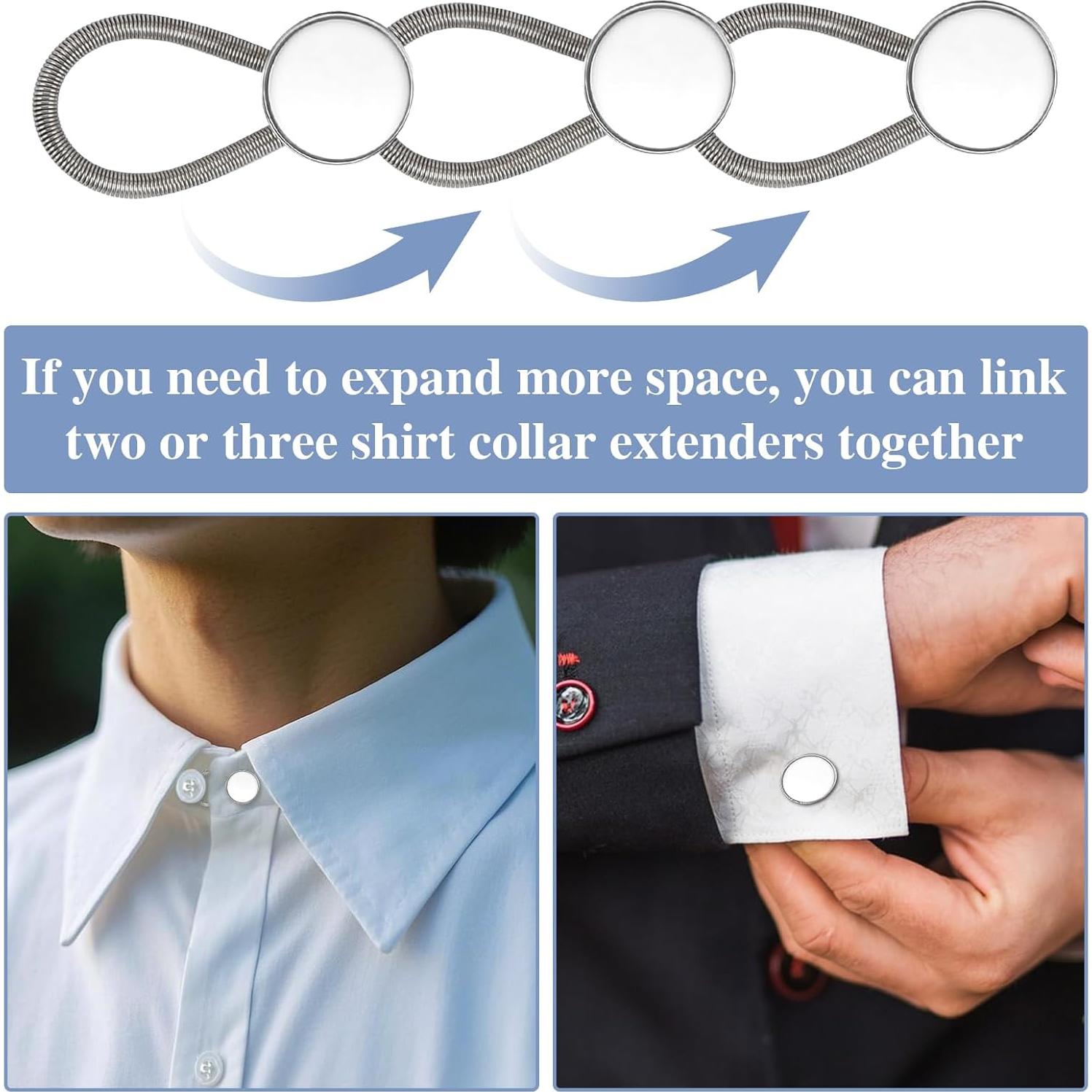 Extensores de Cuello Ajustables Kikazarru - 12 Pcs, 3 Colores