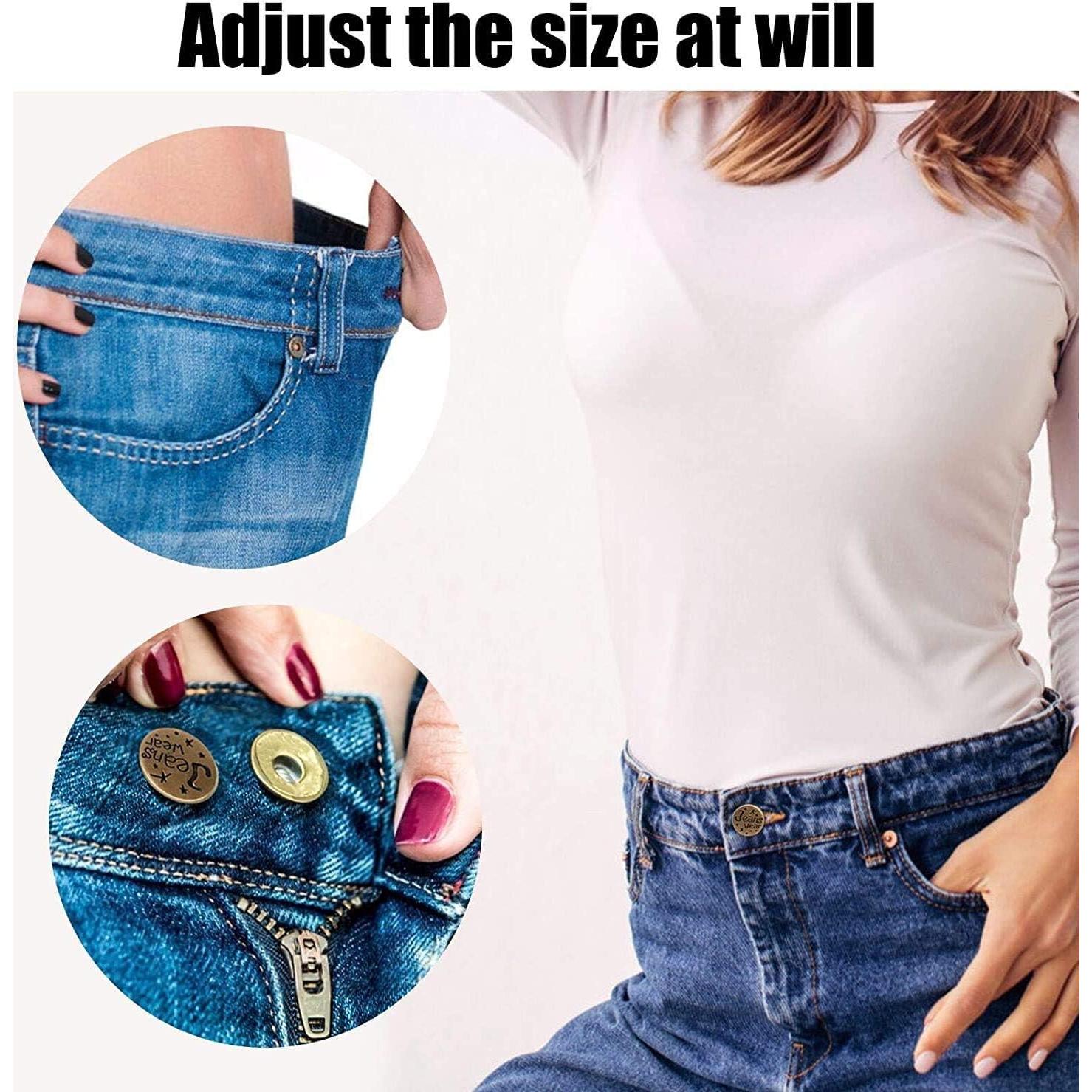 6 Botones Removibles de Jeans GOLD XIONG PADISHAH - Ajuste Rápido