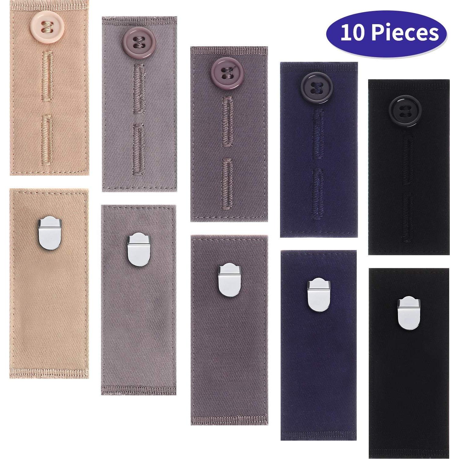 Extensores de Cintura Elásticos TOODOO 10 Piezas Ajustables