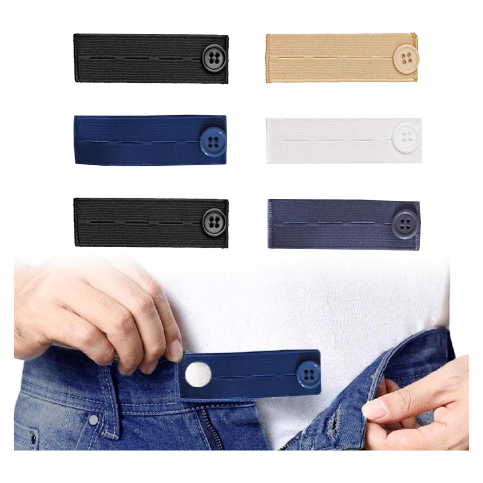 Extensores de Botón Elástico Tzwhwcx 6PCS para Jeans y Pantalones