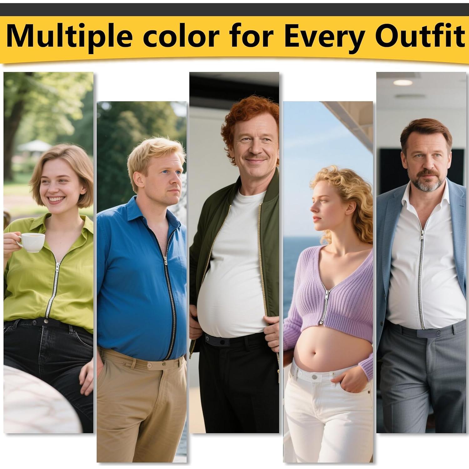 Extensores de Botón Elástico Tzwhwcx 6PCS para Jeans y Pantalones