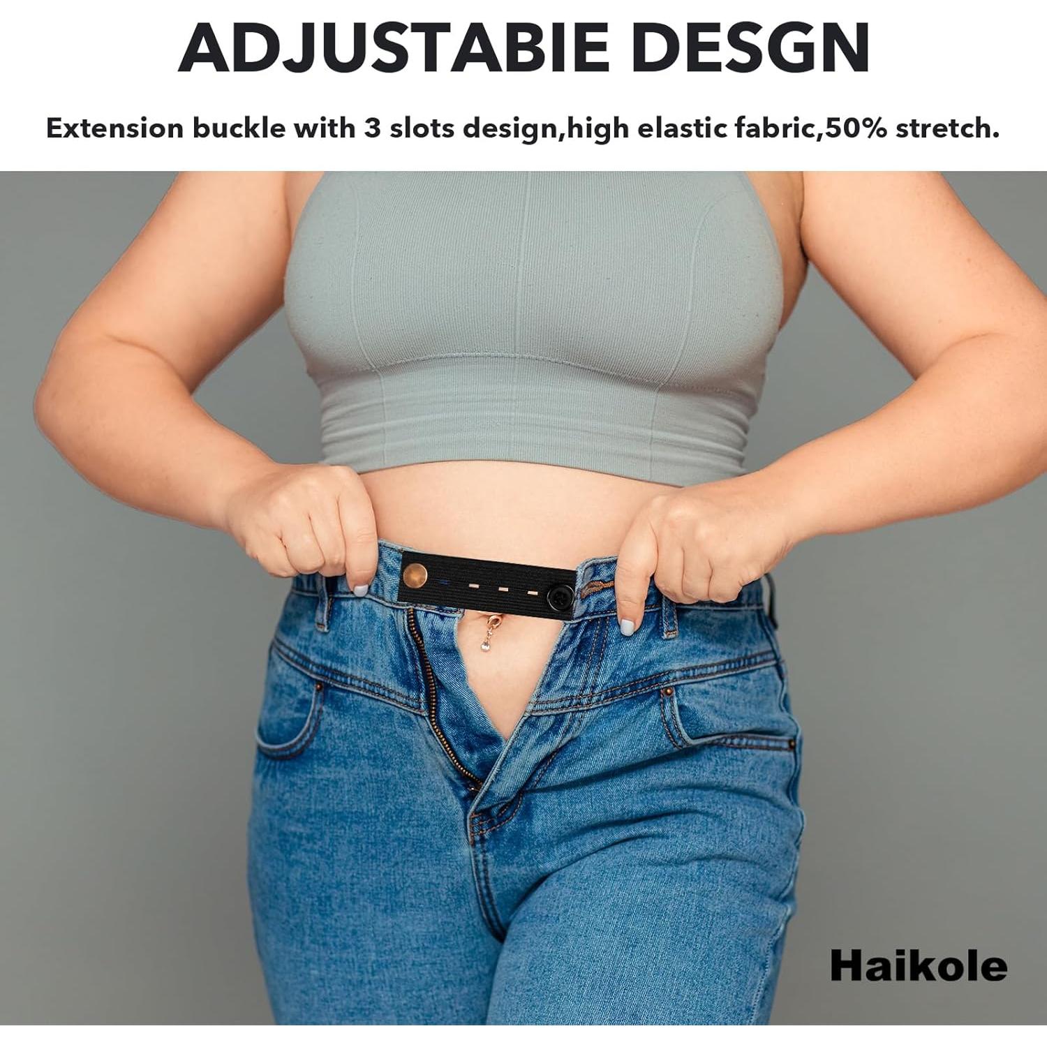 Extensores de Botón para Pantalones Haikole 5 Pcs Maternidad