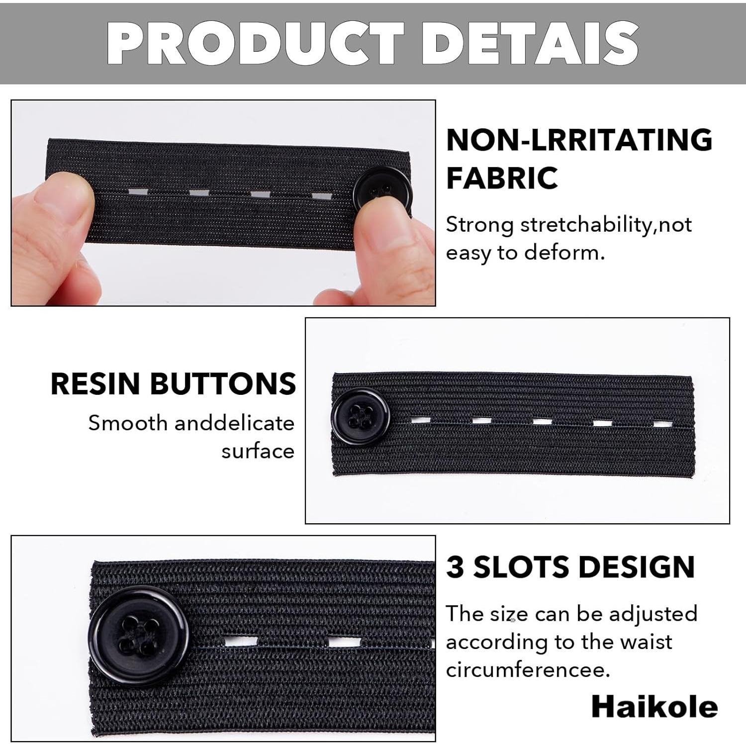 Extensores de Botón para Pantalones Haikole 5 Pcs Maternidad