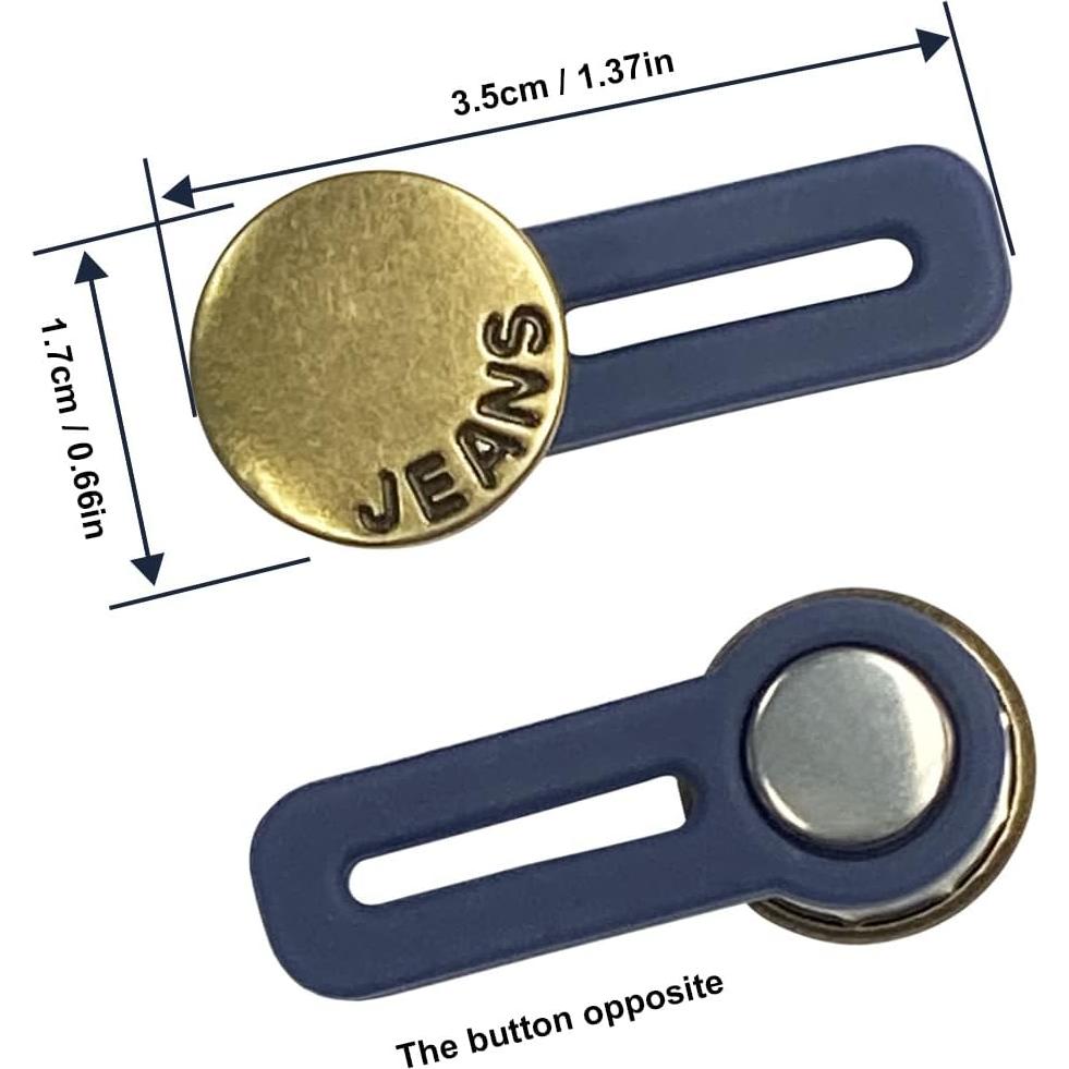 10 Piezas Extensores de Botón para Pantalones y Camisas Yuntop
