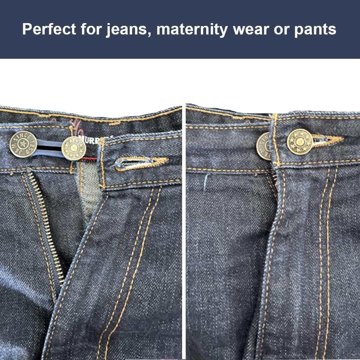 10 Piezas Extensores de Botón para Pantalones y Camisas Yuntop