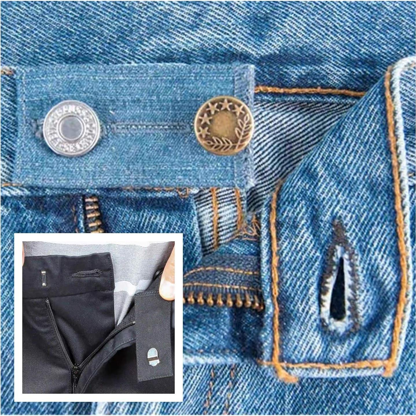 Juego de Extensores de Cintura ZYNERY 14 Piezas para Pantalones