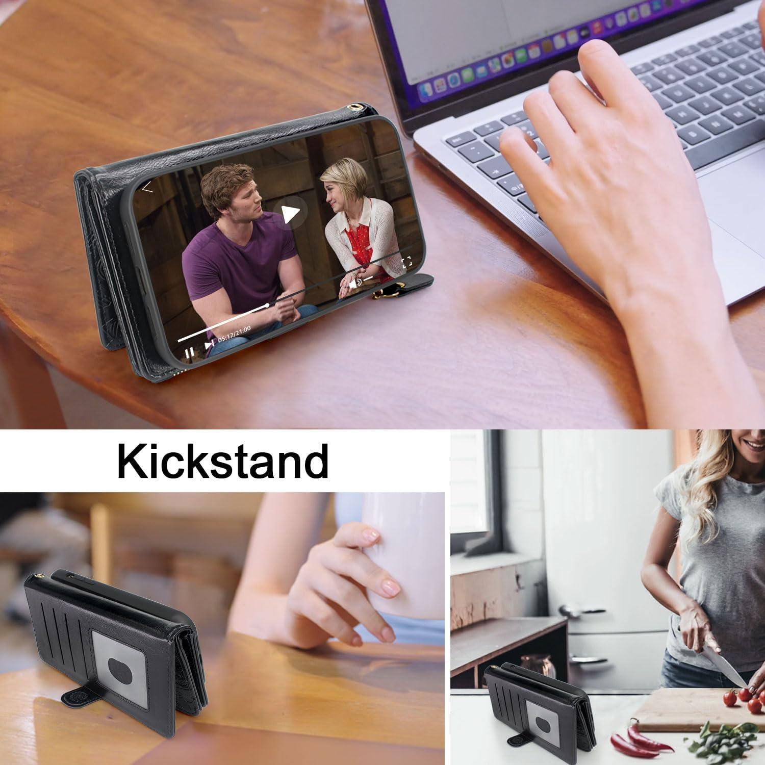 Funda Cartera Desmontable Harryshell para iPhone 14 Pro Max 2022