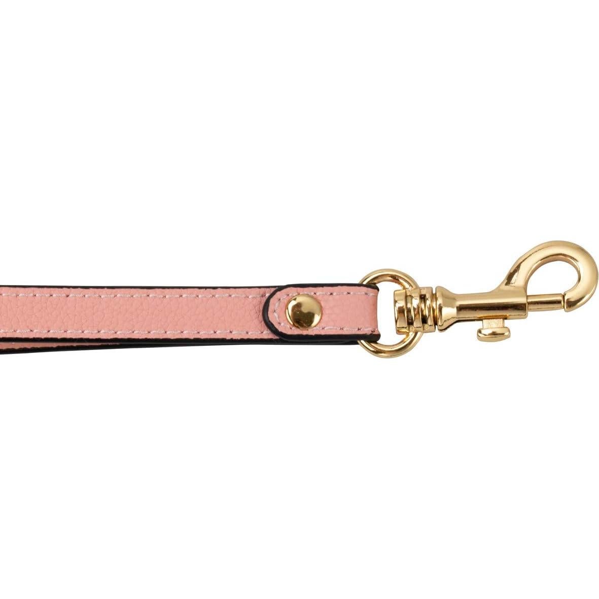 Correa de Muñeca de Cuero Genuino ALLZEDREAM Rosa 24 cm