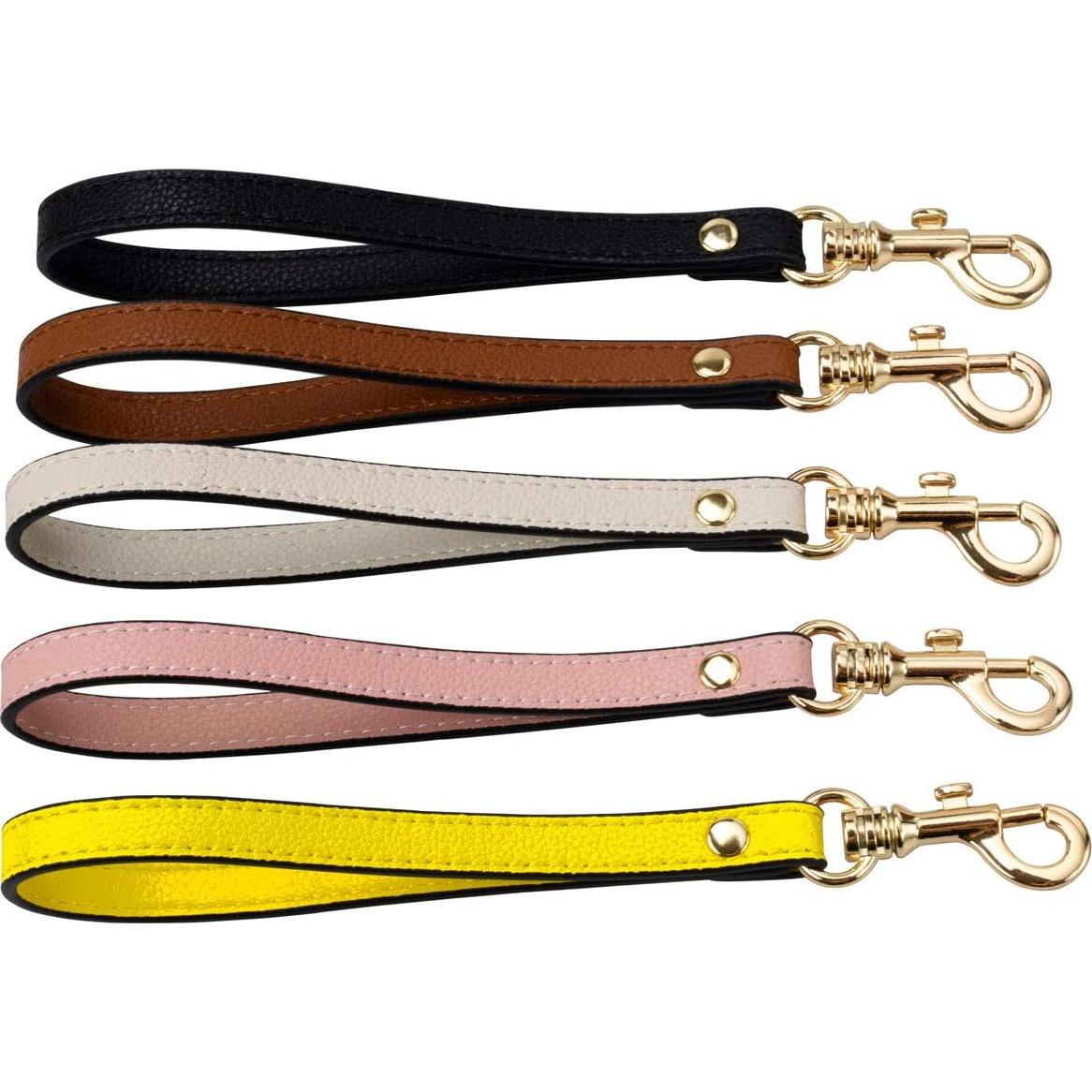 Correa de Muñeca de Cuero Genuino ALLZEDREAM Rosa 24 cm