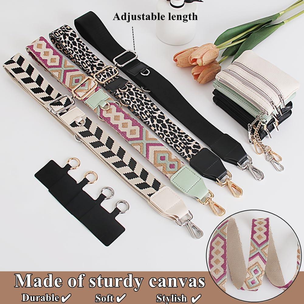 Correa Cruzada para Teléfono Baeleega con Billetera Negra