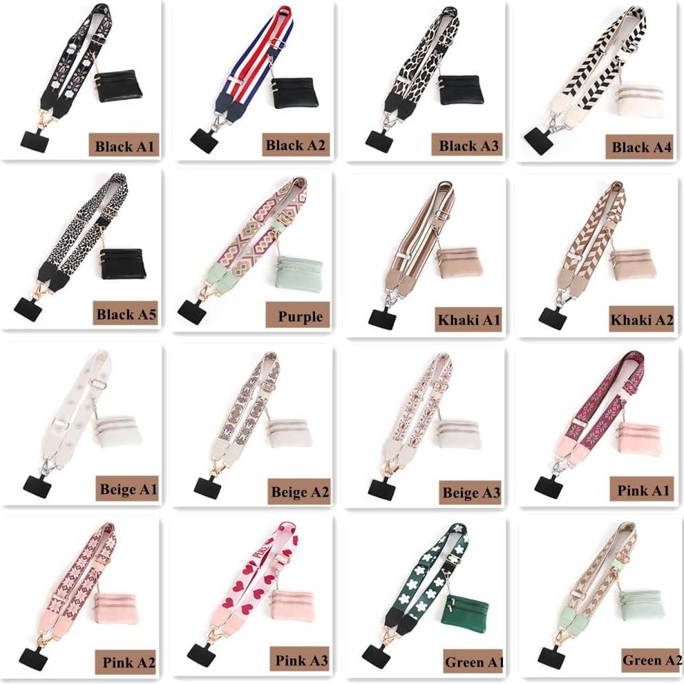 Correa Cruzada para Teléfono Baeleega con Billetera Negra