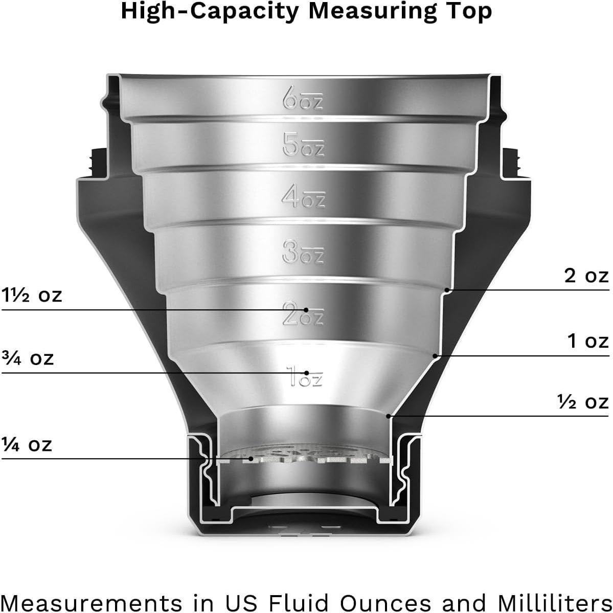 Shaker de cócteles Elevated Craft 0.83L acero inoxidable aislado