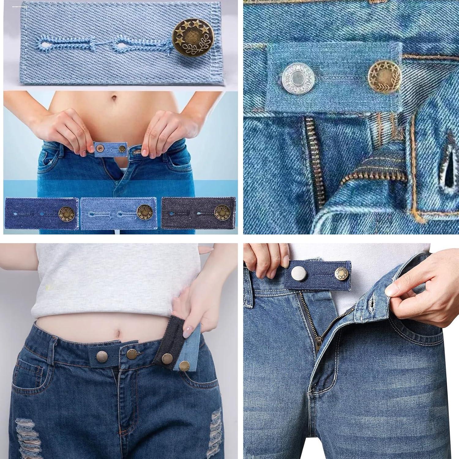 Extensores de Cintura para Jeans Lmuwecno 30 Piezas Multicolor