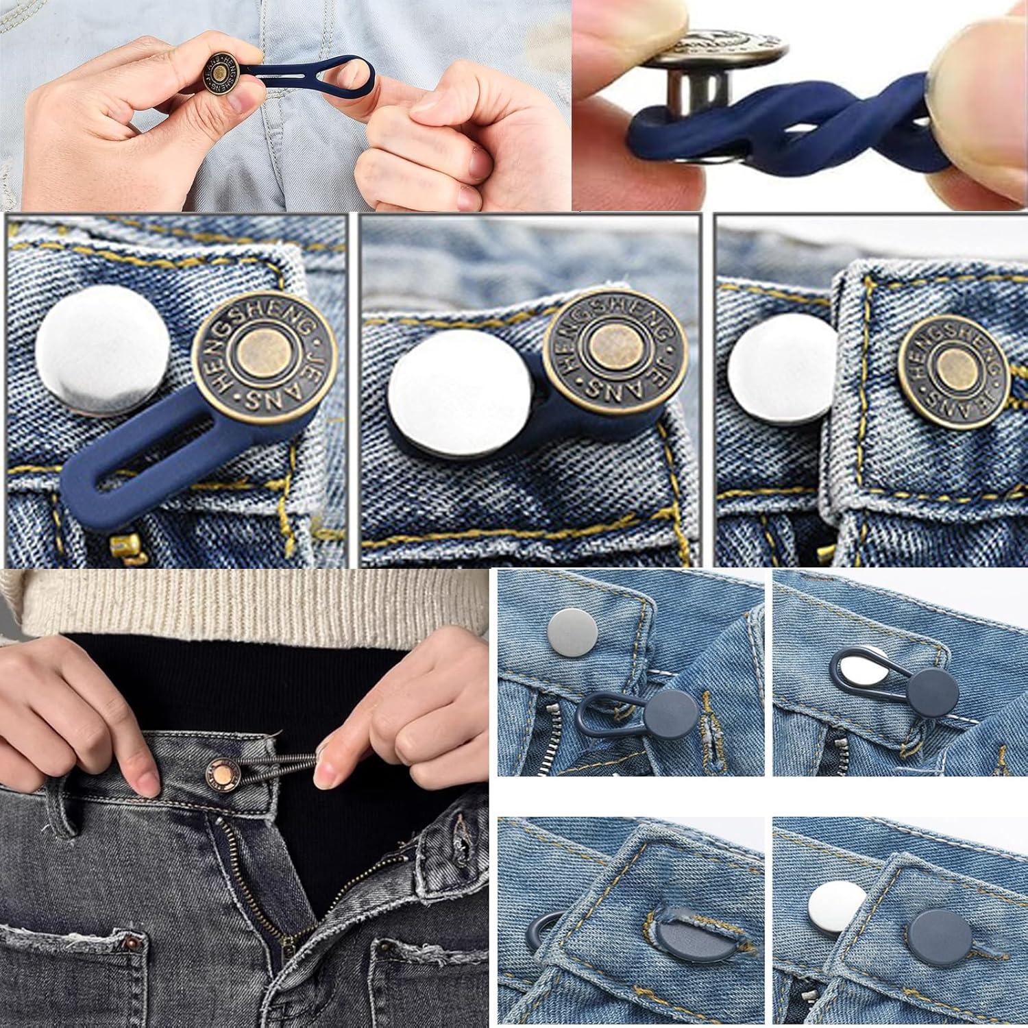 Extensores de Cintura para Jeans Lmuwecno 30 Piezas Multicolor