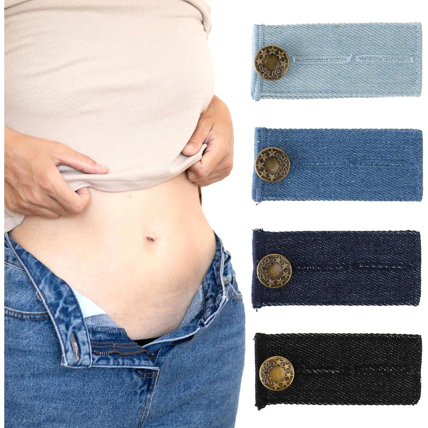 Extensores de Cintura Ajustables 4 Piezas Hariendny para Jeans