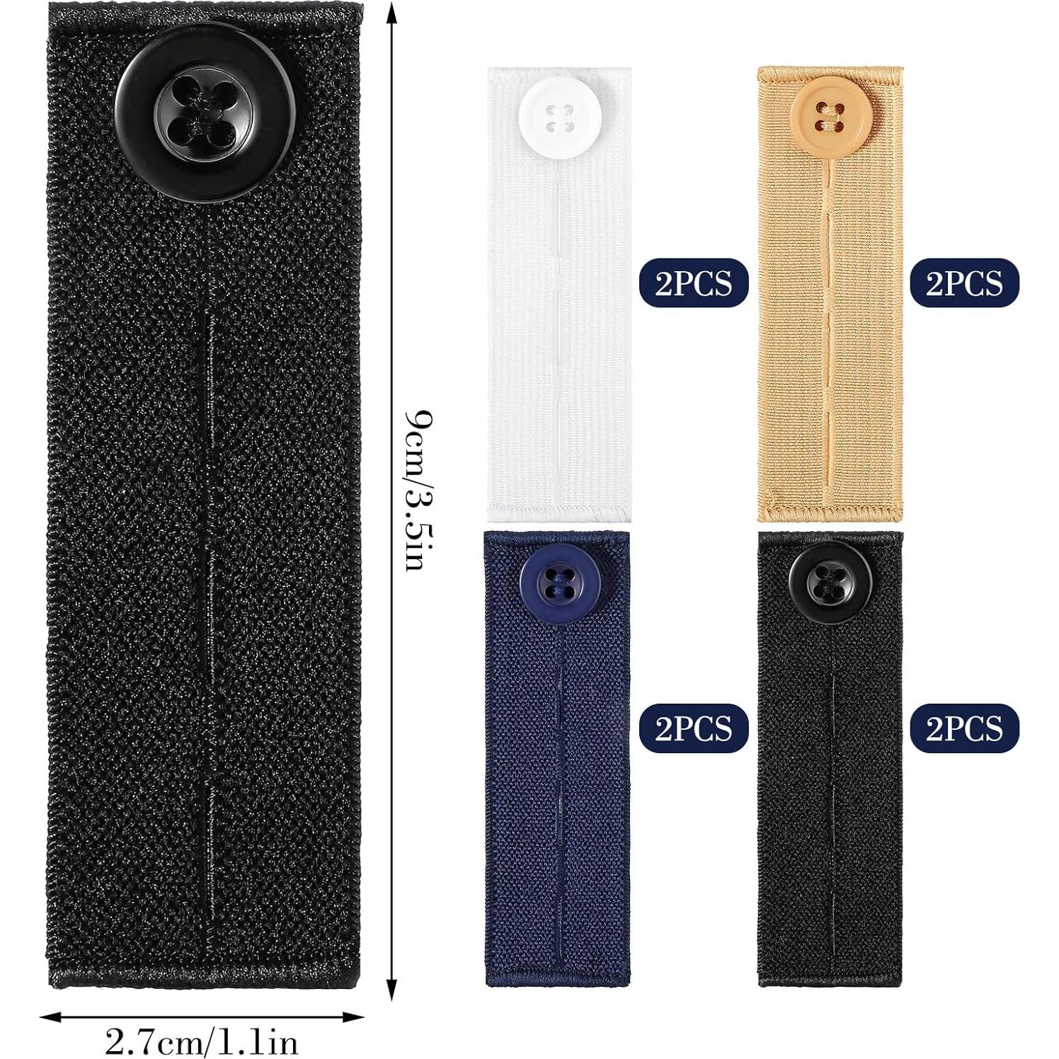 Extensores de Cintura Elásticos 8 Pcs Salbsever para Pantalones