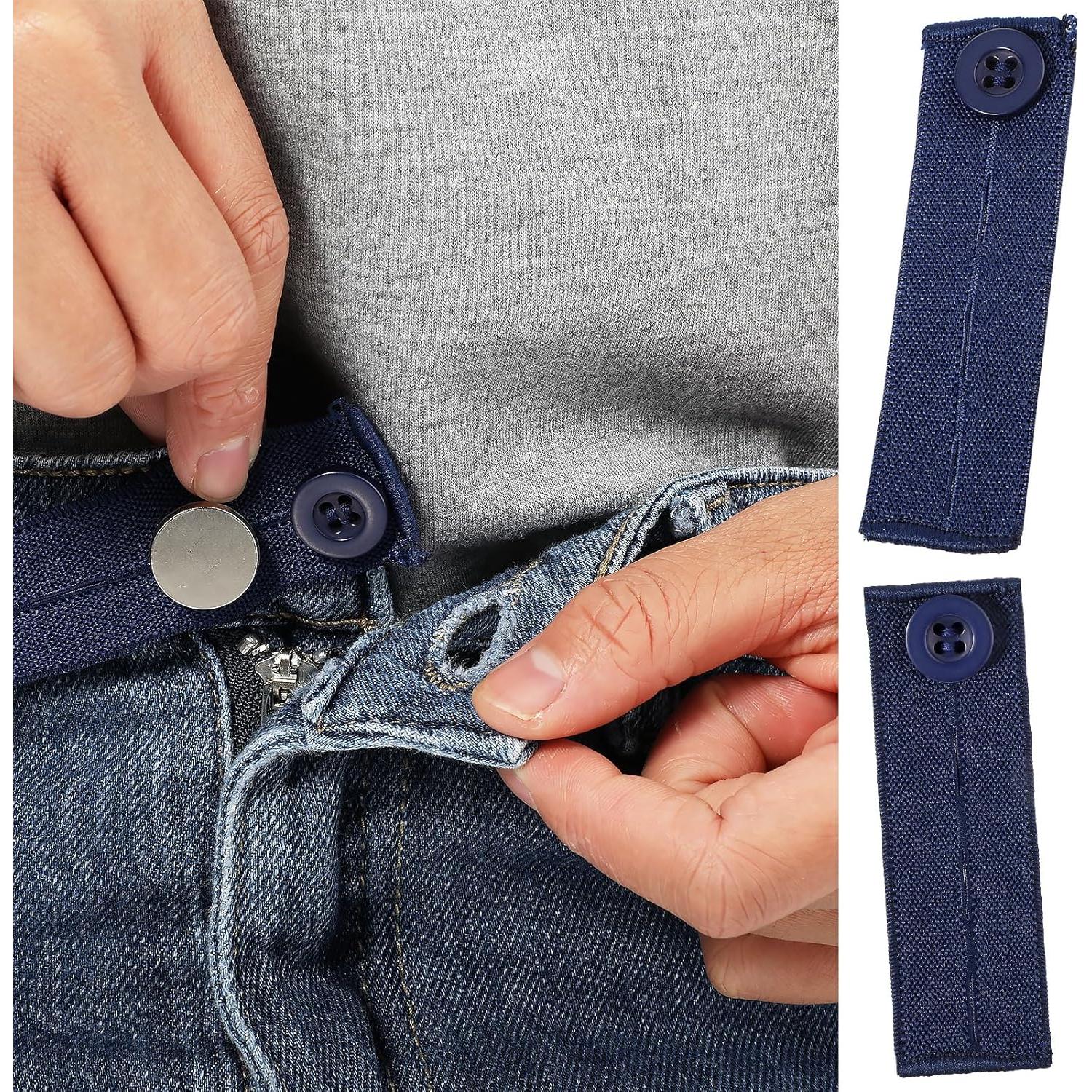 Extensores de Cintura Elásticos 8 Pcs Salbsever para Pantalones