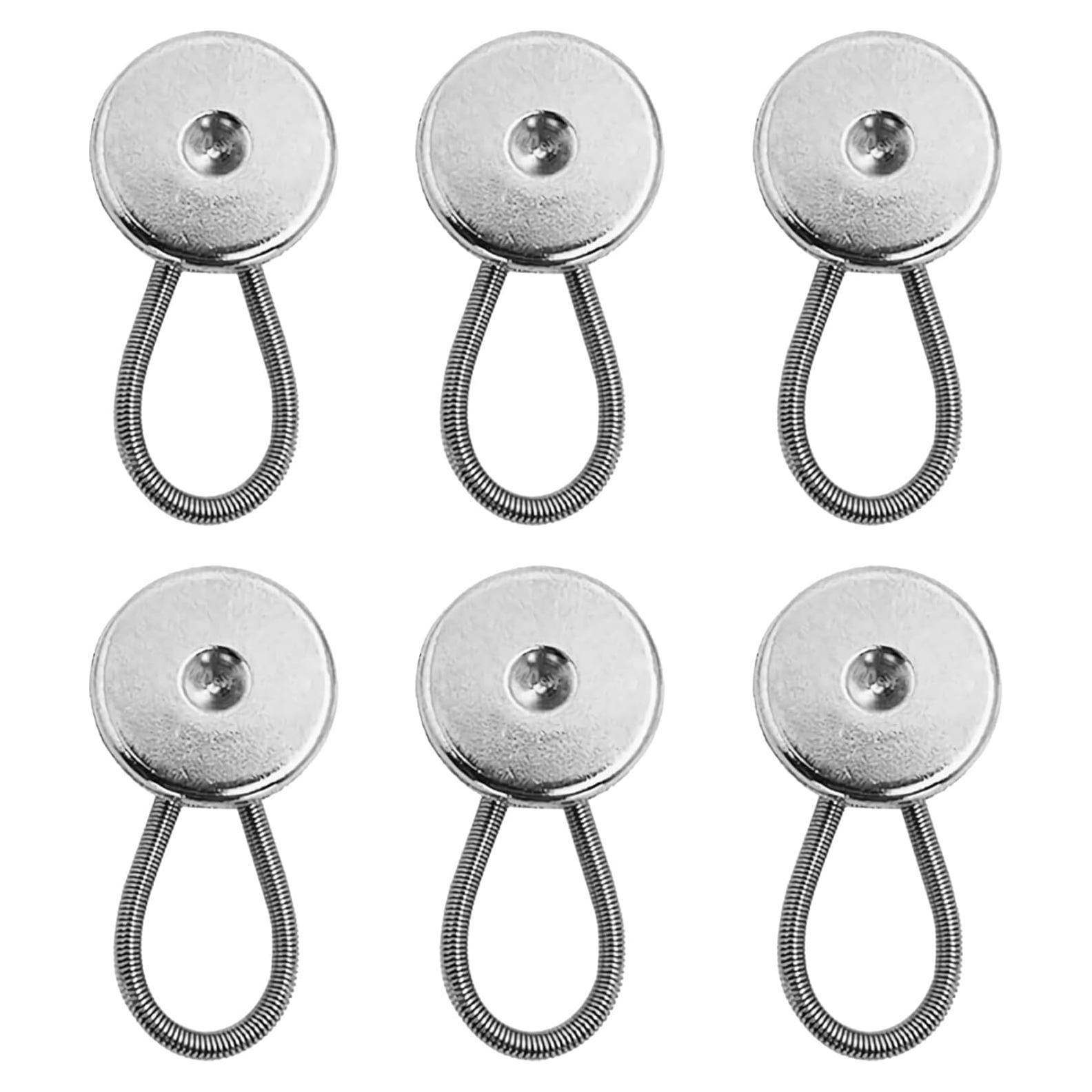 Extensores de Collar ZELMELTE 6pcs Metal Blanco para Camisas