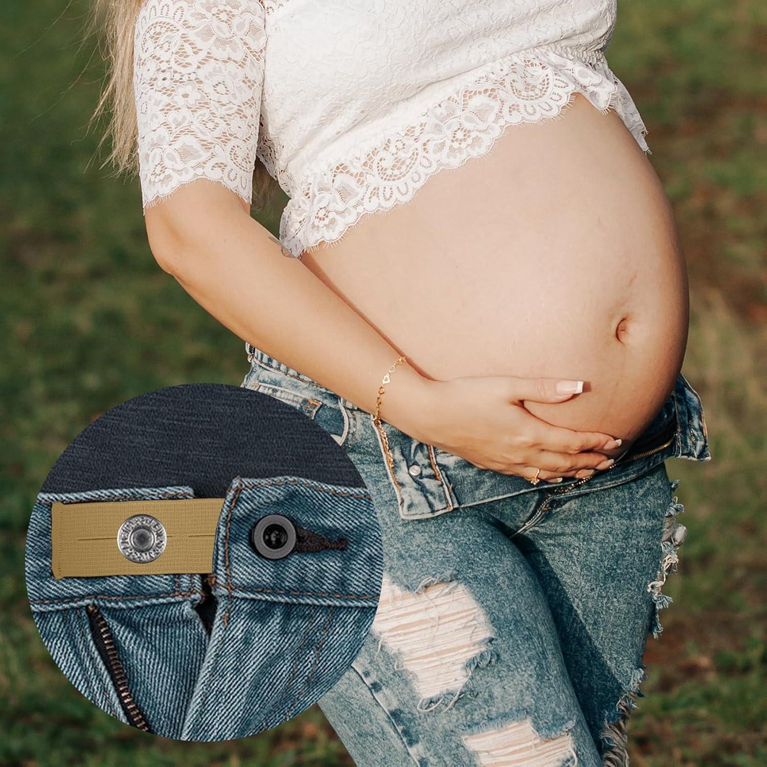 Extensores de Botón para Pantalones YUEBOSUL - 3 Pcs Caqui