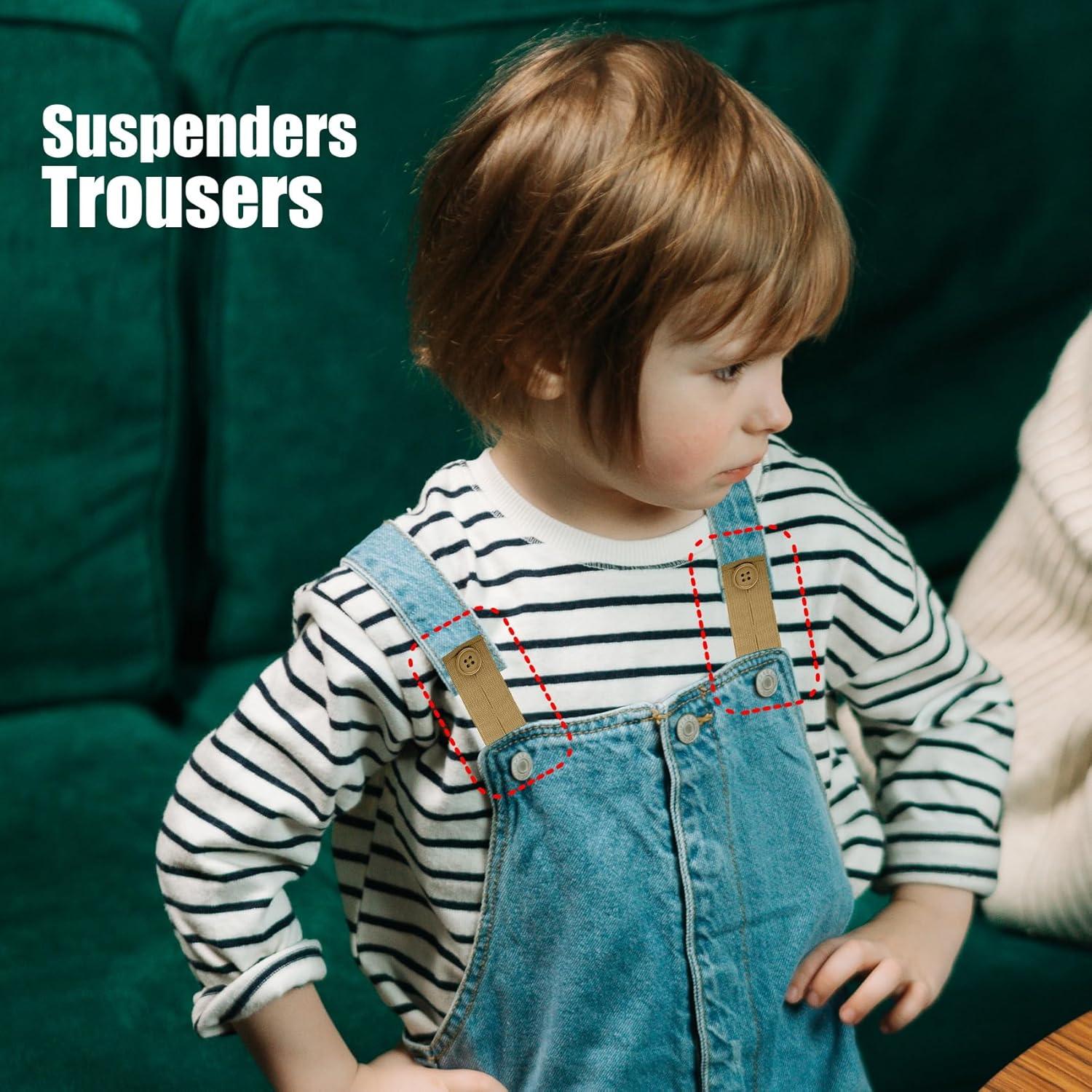 Extensores de Botón para Pantalones YUEBOSUL - 3 Pcs Caqui