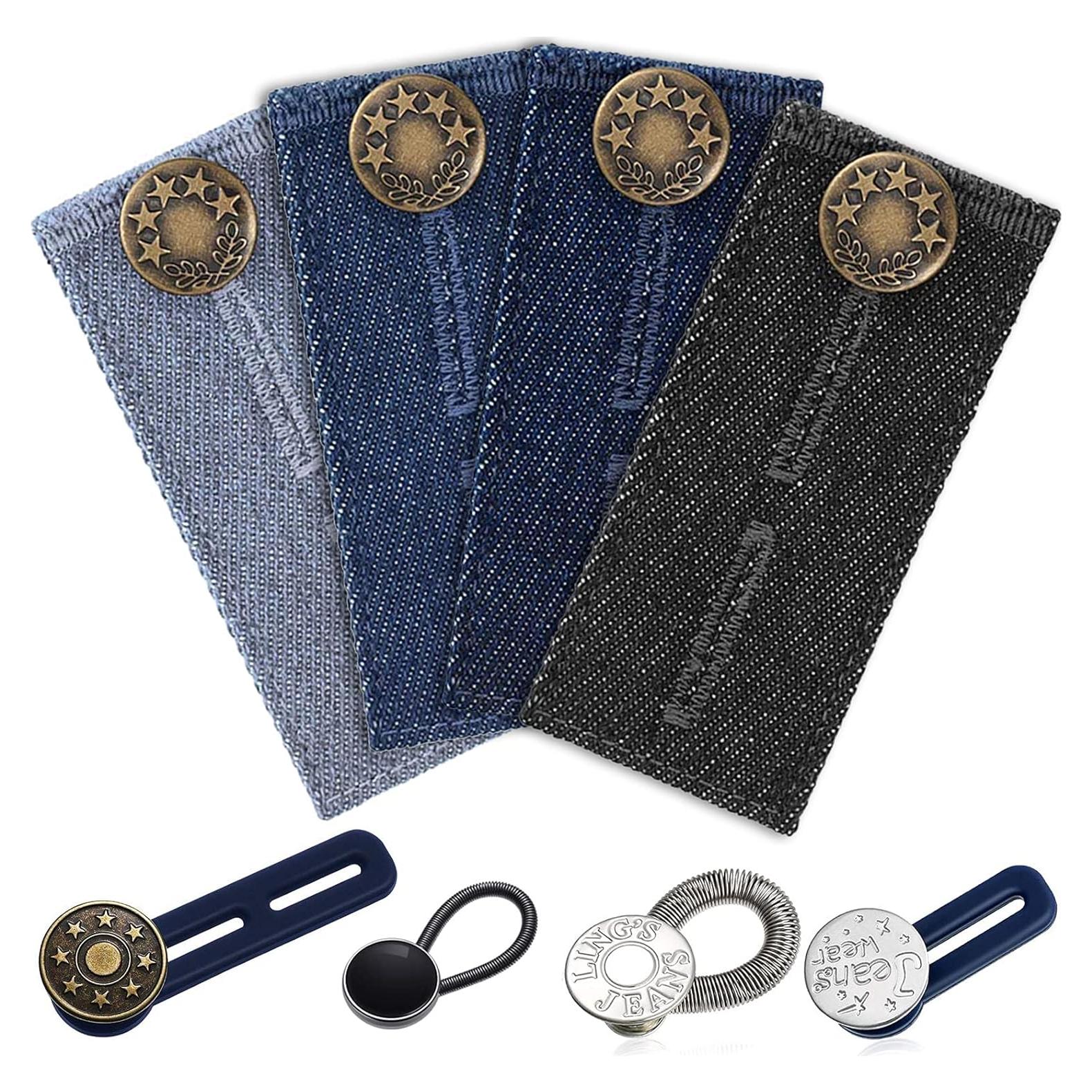 Juego de Extensores de Cintura ZYNERY 8 Piezas para Pantalones