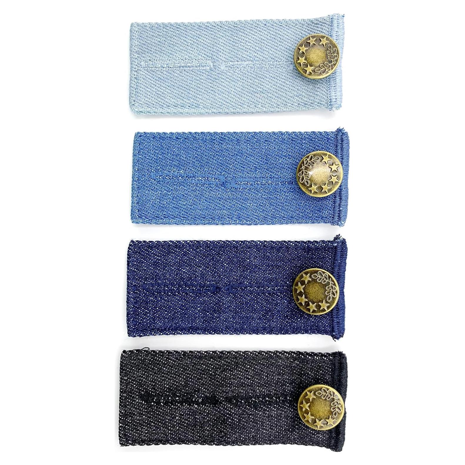 Extensores de Cintura para Jeans BIDEX - 4 Piezas Ajustables