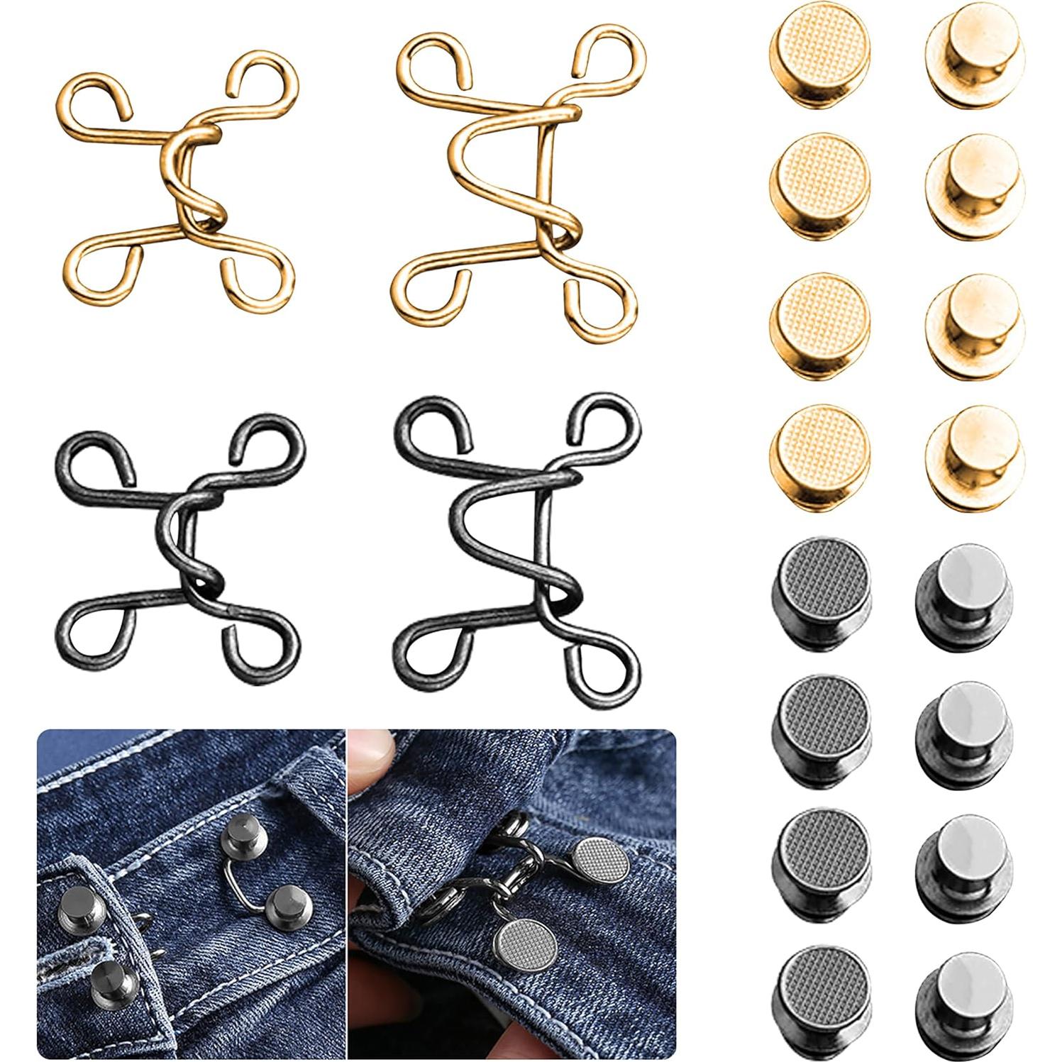 Extensor de Cintura Ajustable SourceTon para Jeans - Paquete de 4