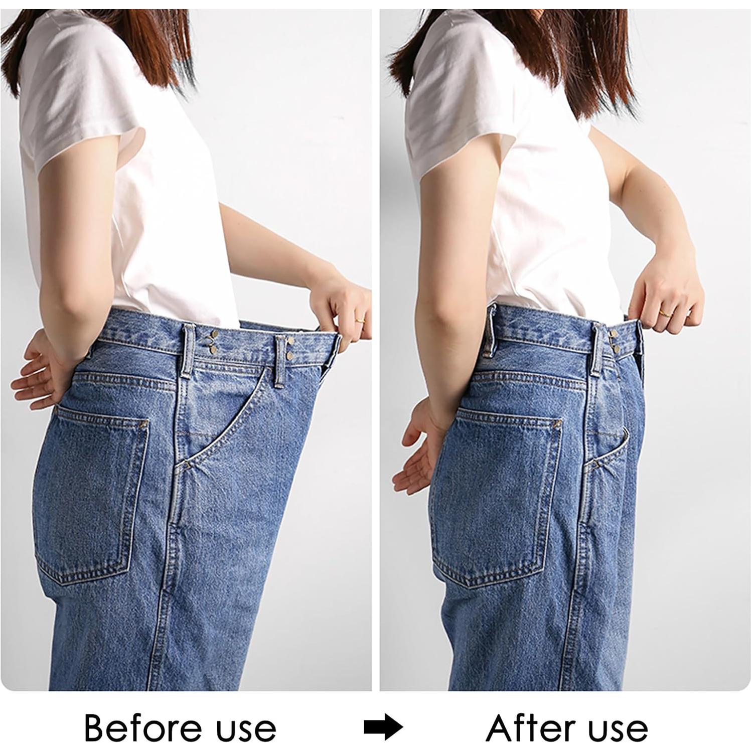 Extensor de Cintura Ajustable SourceTon para Jeans - Paquete de 4