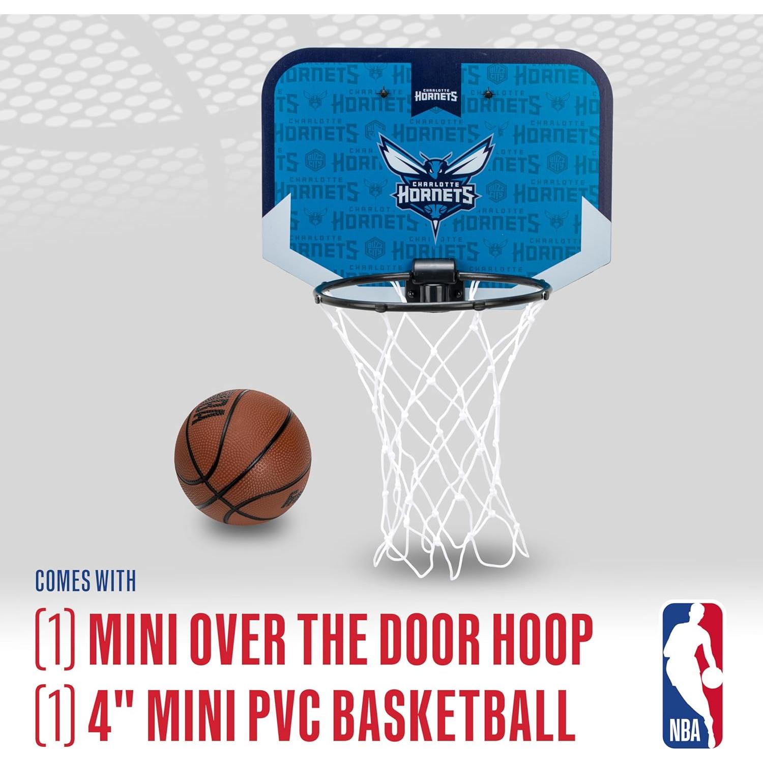 Aro de Baloncesto Franklin Sports NBA Mini Charlotte Hornets