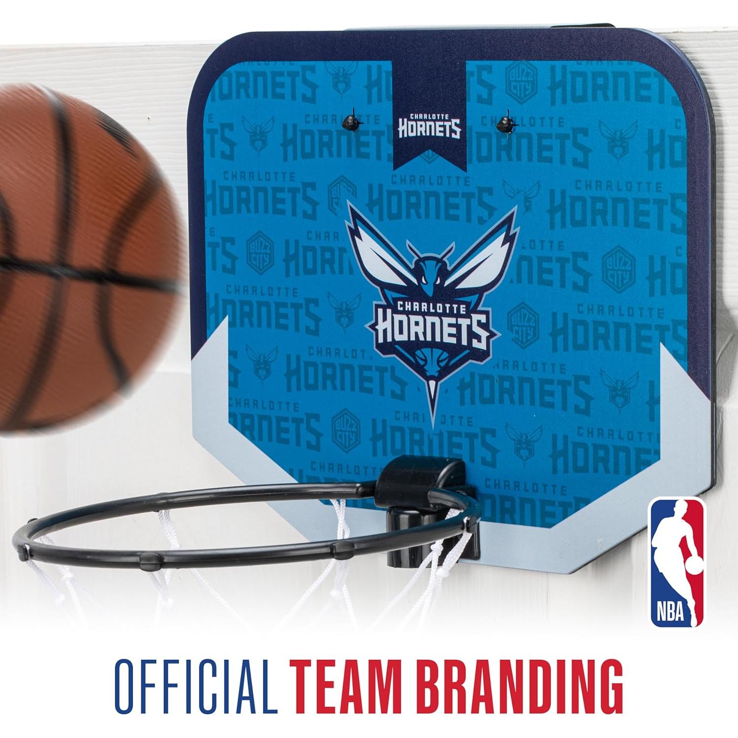 Aro de Baloncesto Franklin Sports NBA Mini Charlotte Hornets