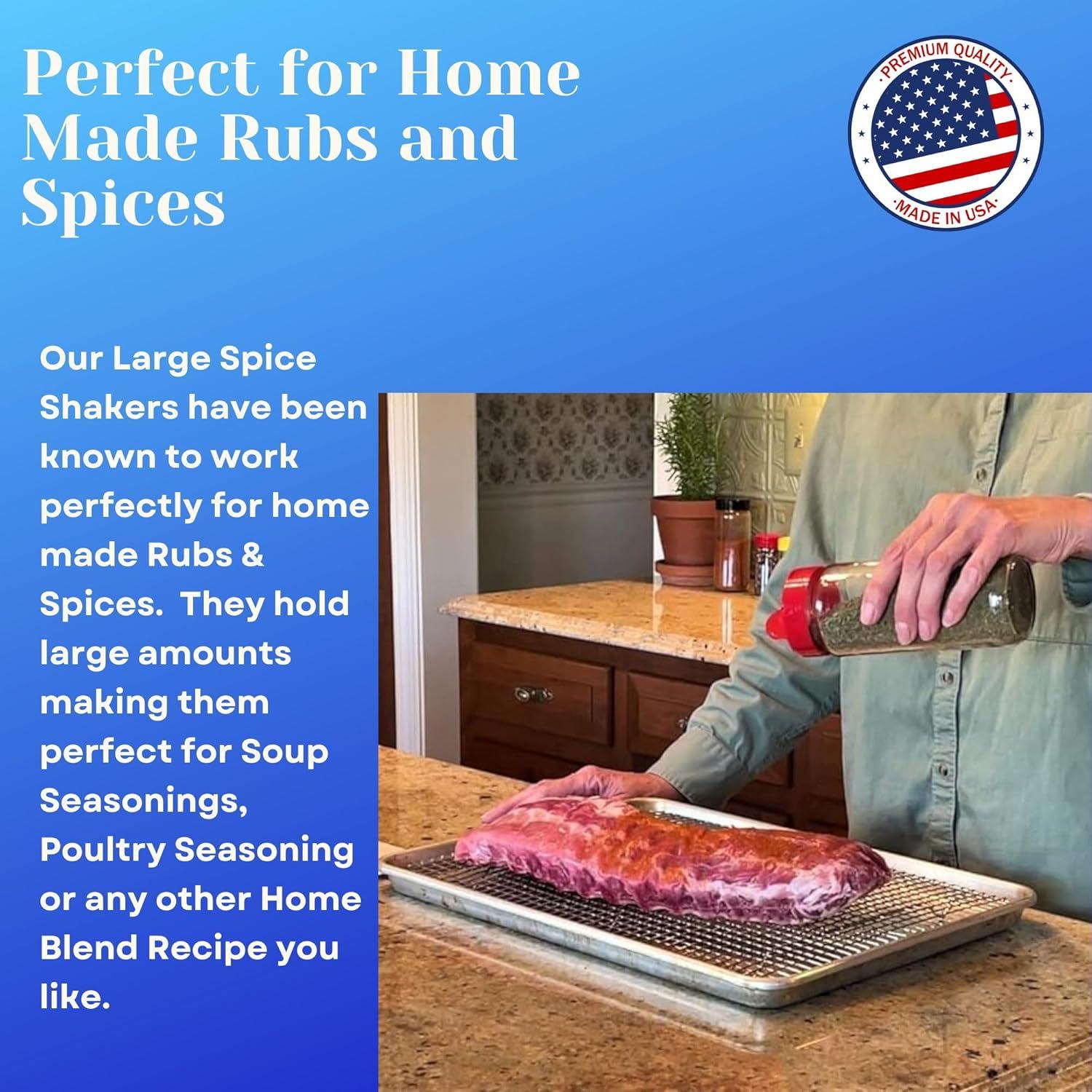 Tarros de Especias de Vidrio Jarming 16 oz con Dosificador