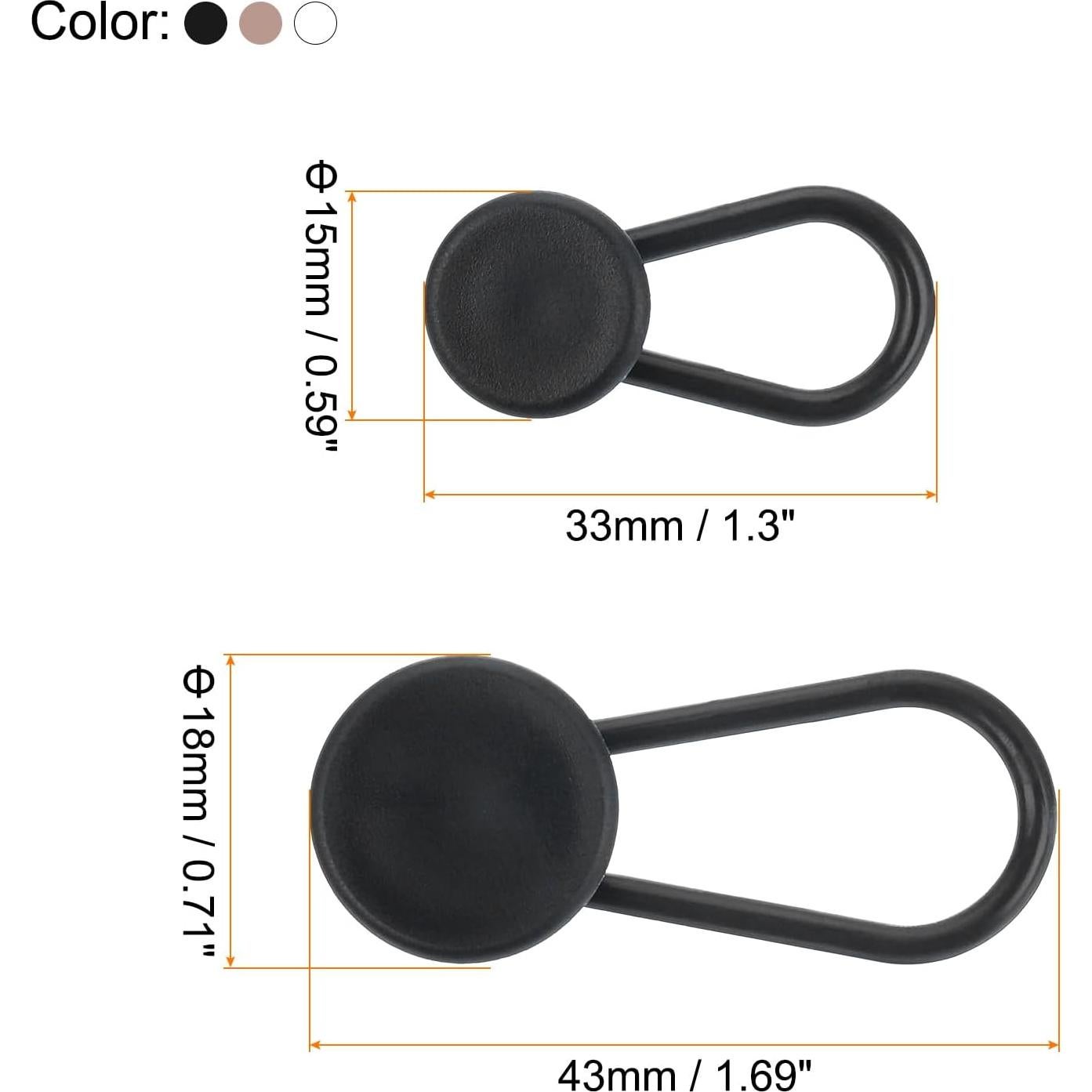 Extensores de Botón uxcell para Jeans - 12 Piezas 2 Tamaños