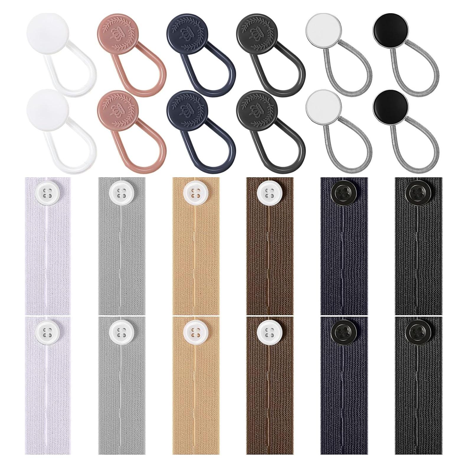 Juego de Extensores de Botón Canlierr 60 Pcs Multicolor