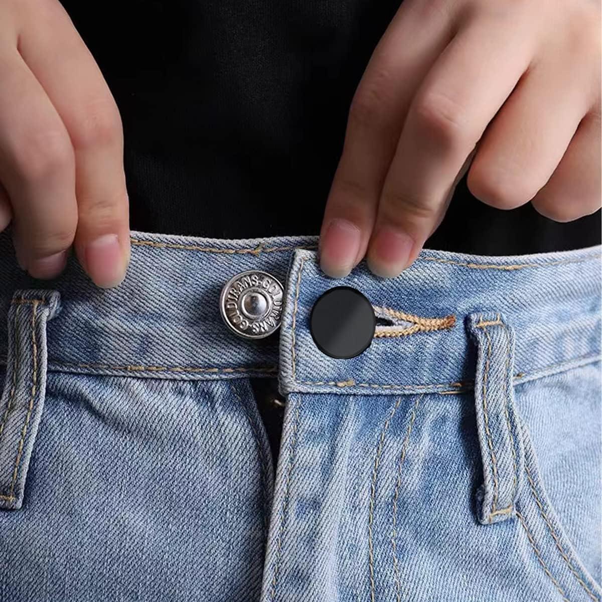 Extensores de Botón MARSHOHO Pack 8 Piezas Silicona Negra