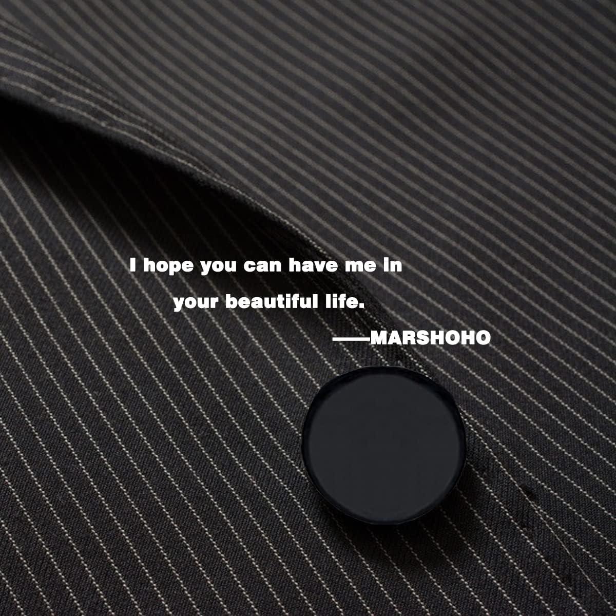 Extensores de Botón MARSHOHO Pack 8 Piezas Silicona Negra