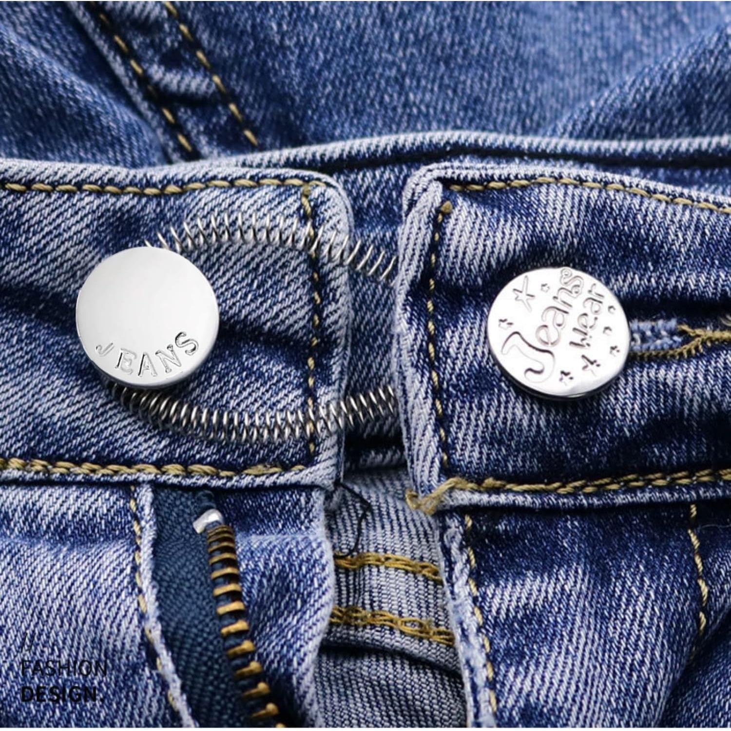 Extensores de Botón Luxiv, 7 Piezas, Ajustables para Ropa