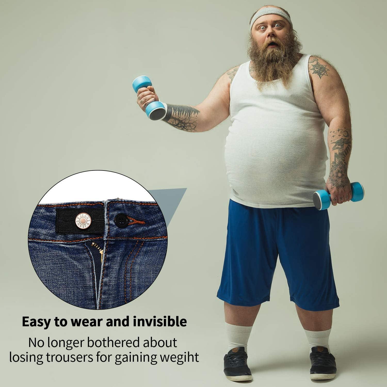 Extensores de Cintura Ajustables WILLBOND 19 Piezas para Jeans