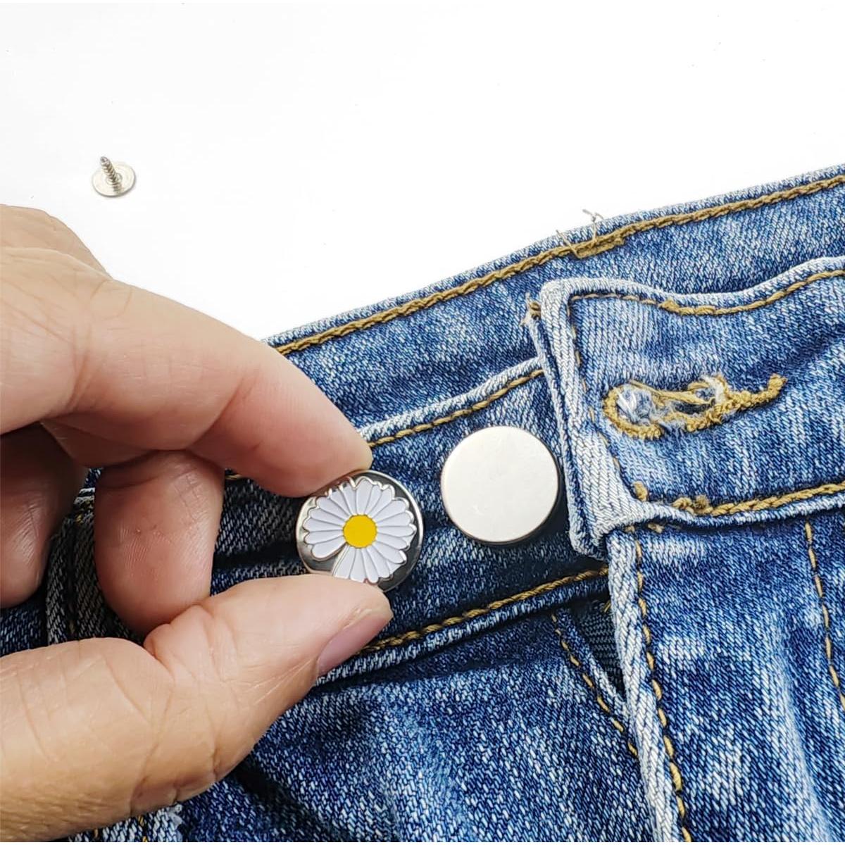 Botones de Extensión de Jean RONYOUNG 100 Piezas 17mm Multicolores