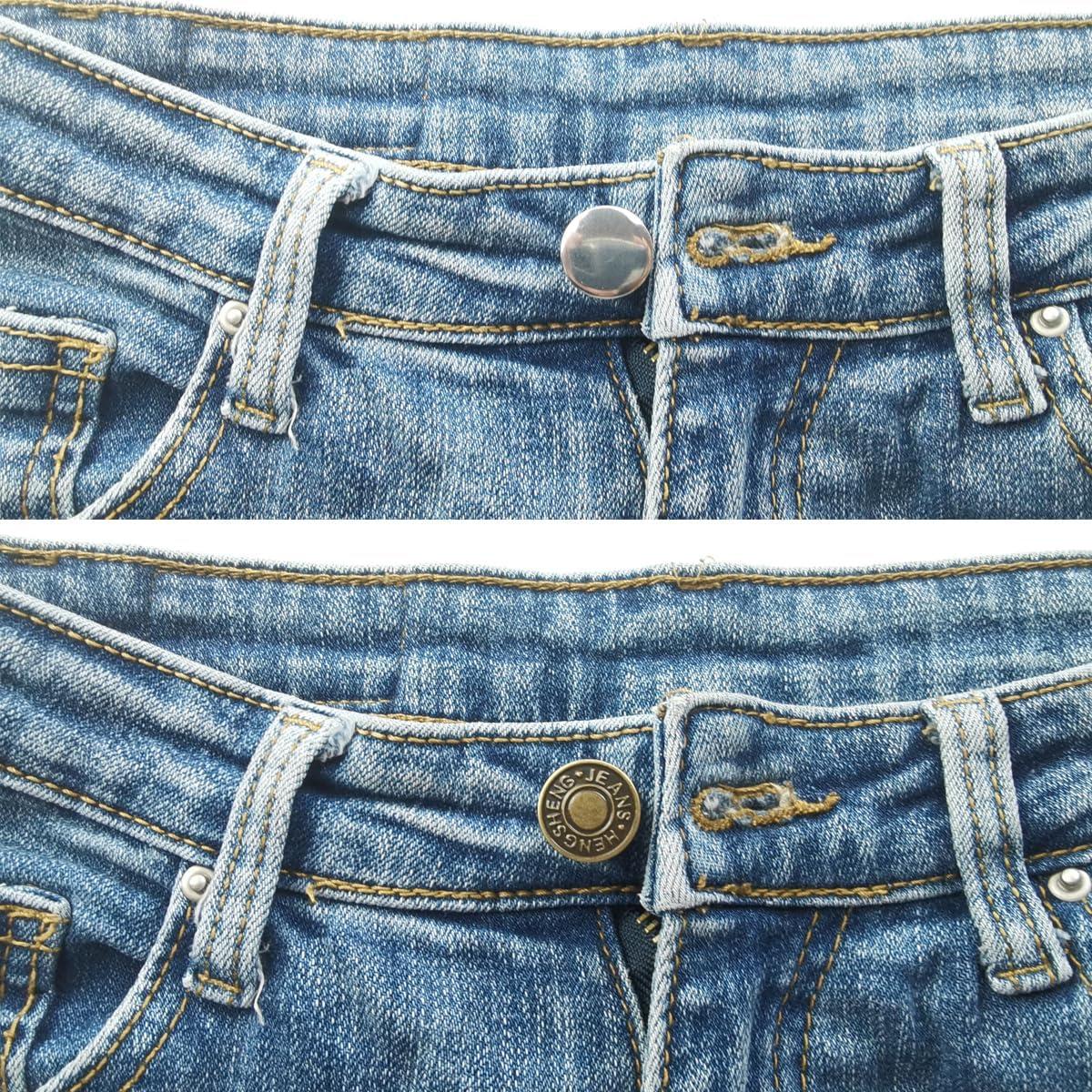 Botones de Extensión de Jean RONYOUNG 100 Piezas 17mm Multicolores