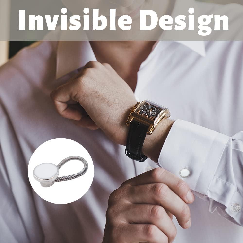 12 Extensores de Cuello Elástico LIOUCBD para Camisas - 6 Blancos y 6 Negros